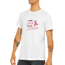 I wear Pink Premium Unisex Crewneck T-shirt
