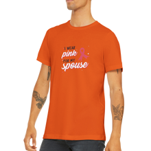 I wear Pink Premium Unisex Crewneck T-shirt