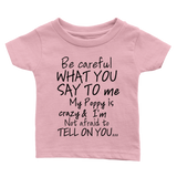 Poppy Baby Crewneck T-shirt (Blk Lettering)