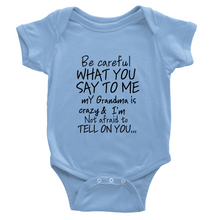 Grandma Onesies Black lettering