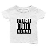 Straight Outta Mommy Baby Crewneck T-shirt