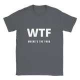WTF  Unisex Crewneck T-shirt White Lettering