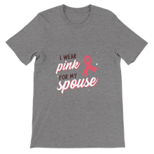 I wear Pink Premium Unisex Crewneck T-shirt