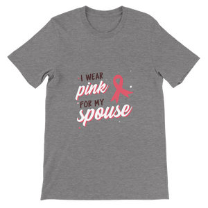 I wear Pink Premium Unisex Crewneck T-shirt