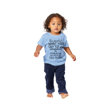 Mom Mom Baby Crewneck T-shirt (Blk Lettering)