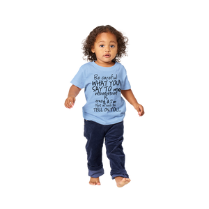 Mom Mom Baby Crewneck T-shirt (Blk Lettering)