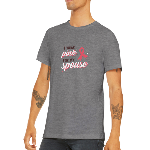 I wear Pink Premium Unisex Crewneck T-shirt