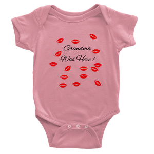 Kisses by Grandma Classic Baby Short Sleeve Onesies
