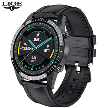 Full circle touch screen steel Band luxury Bluetooth call Men smart watch Waterproof Sport Activity fitness