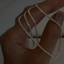 Popular 925 Sterling Silver Sparkling Clavicle Chain Choker Necklace For Women Fine Jewelry