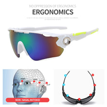 Cycling Eyewear Sunglasses UV 400 Protection Polarized Eyewear Cycling Running Sports Bike Sunglasses Goggles for Men Women