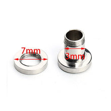Stainless Steel Screw Ear Plug Flesh Tunnels