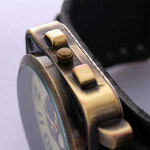 SKULL LOOK...!!!! Watches Vintage Quartz Analog Punk Watch