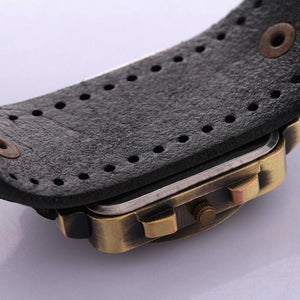SKULL LOOK...!!!! Watches Vintage Quartz Analog Punk Watch