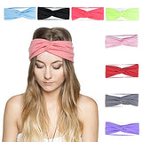 Women's Satin elastic cross headband