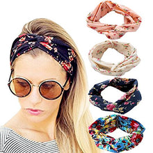 Women's Satin elastic cross headband