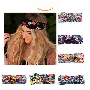 Women's Satin elastic cross headband