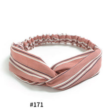 Women's Satin elastic cross headband