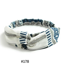 Women's Satin elastic cross headband