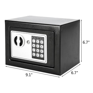 Bedroom  Mini Digital Steel Electronic Cash Box