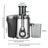 Electric  Juicers Machine Stainless Steel Fruit Squeezer Appliance