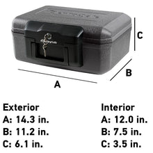 Half Hour Fireproof Key Lock Chest Safe by Sentry