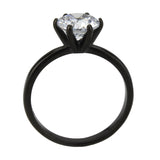 CZ Diamond Element Black Sized ring