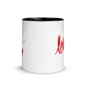 Love Mug with Color Inside